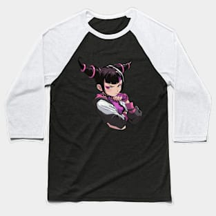 Street Fighter Juri Art Baseball T-Shirt